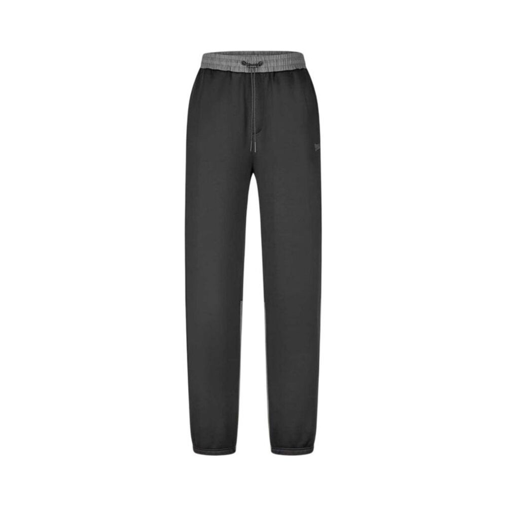 Everlast Mens Polyester Relaxed Fit Tracksuit Bottoms / Black